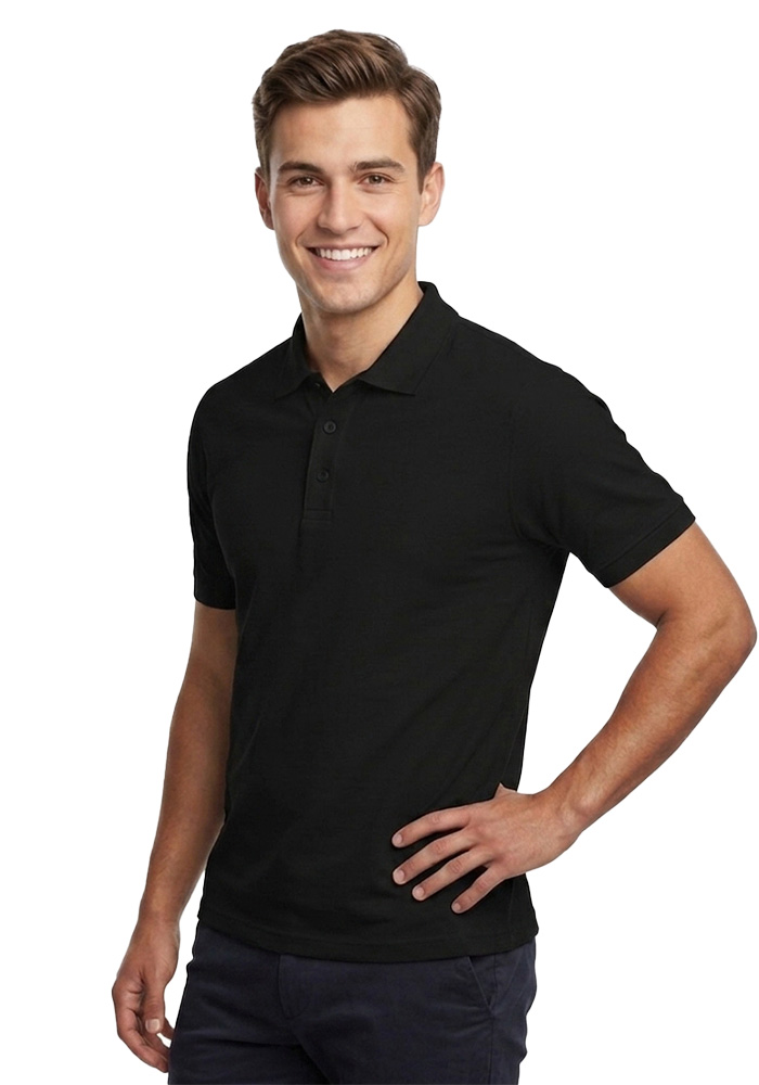POLO CAMISERO NEGRO 2