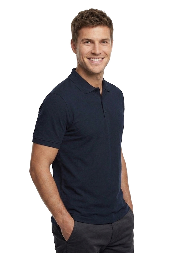 POLO CAMISERO AZUL MARINO 1